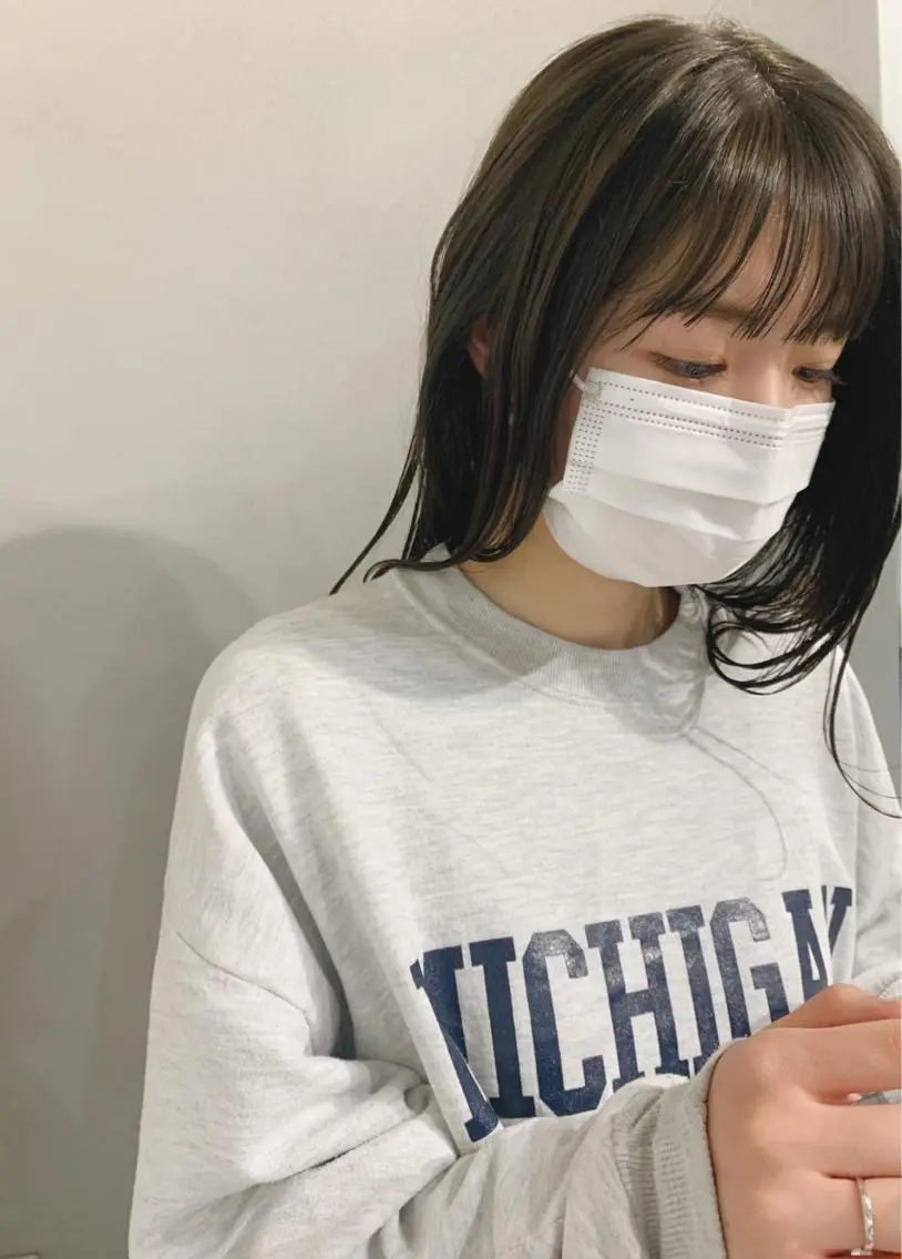 セミロング カラー ボブパーマコテ巻き風 パーマNo1深江秀平のヘアスタイル