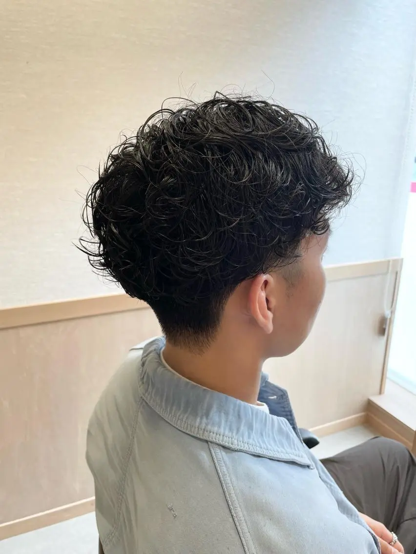 パーマ メンズ カット パーマ miho 🌼🌼🌼のヘアスタイル