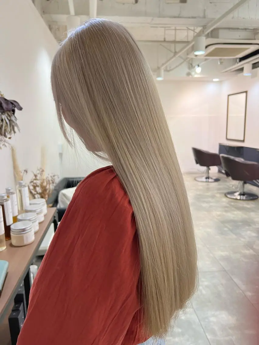 ロング カット ヘアカラー トリートメント 大人ボブと似合 わせカラー/馬場 翼のヘアスタイル
