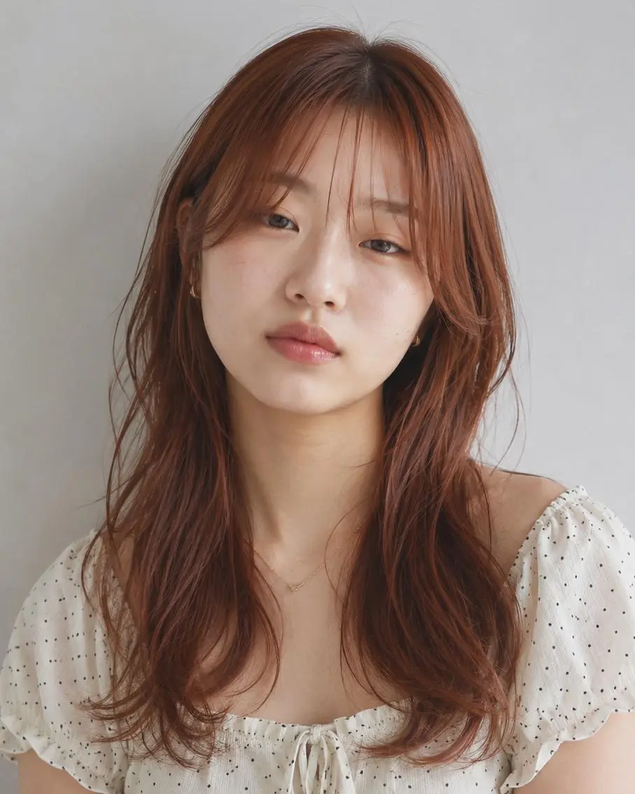 ロング カラーモデル募集☆ 小園彩夏のヘアスタイル