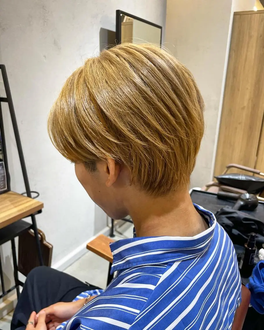 メンズ メンズブリーチ ♦️モテ髪創作者 SUGA♦️のヘアスタイル