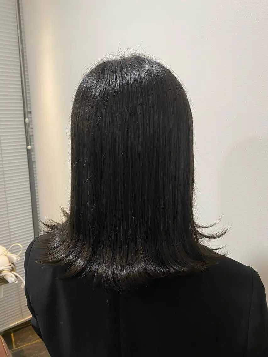 ミディアム カラー パーマモデル募集中 渥美翔人のヘアスタイル