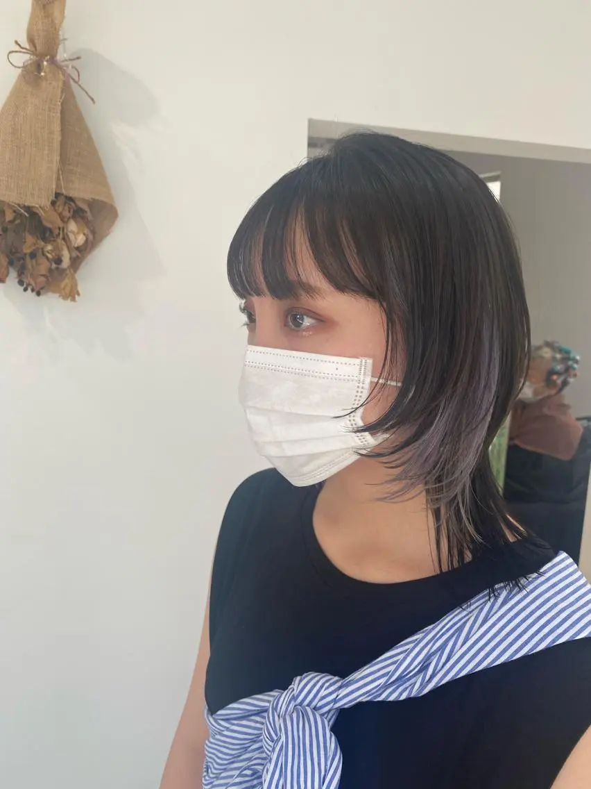 ミディアム hair salonのヘアスタイル