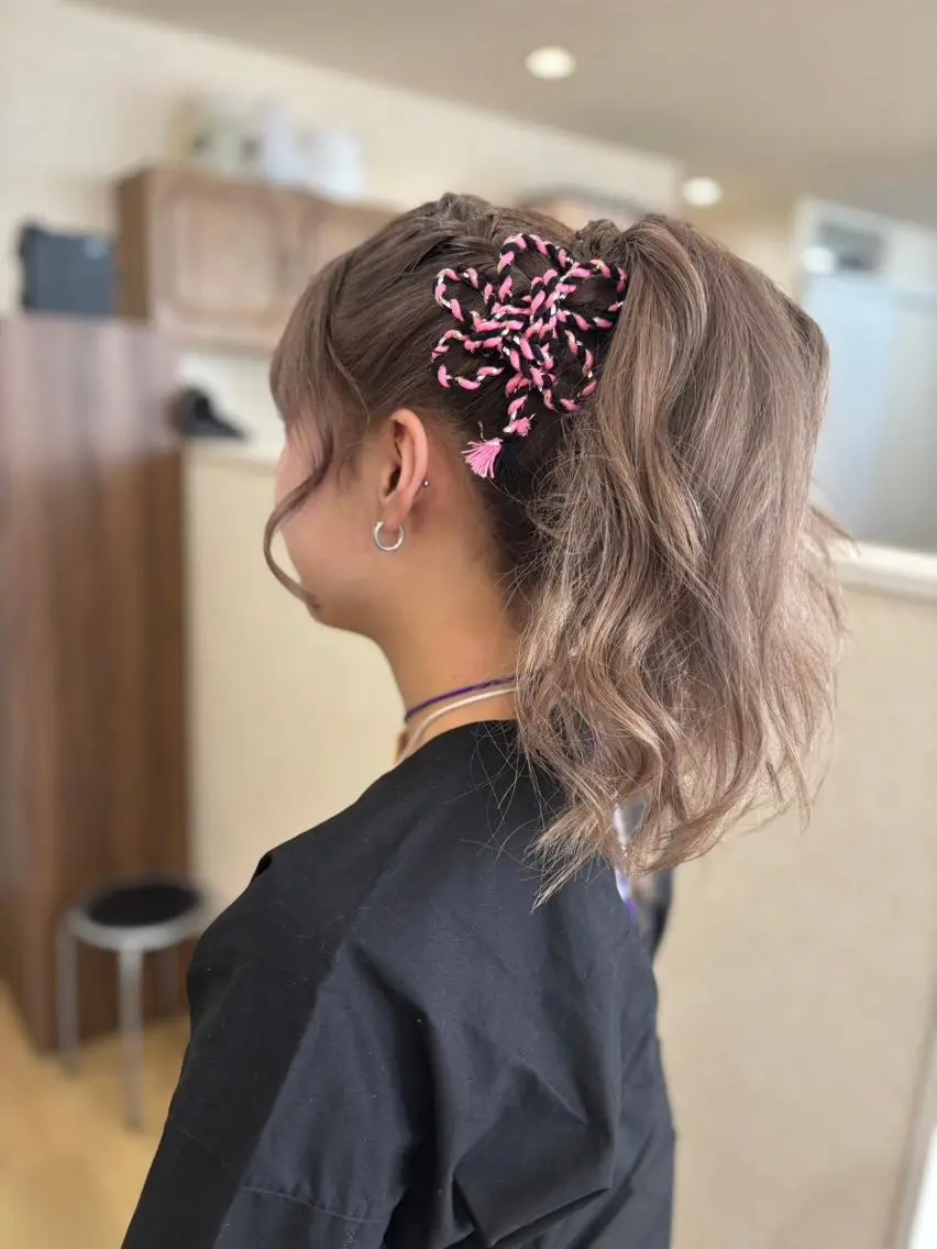 ヘアセット Mirashy 成田のヘアスタイル