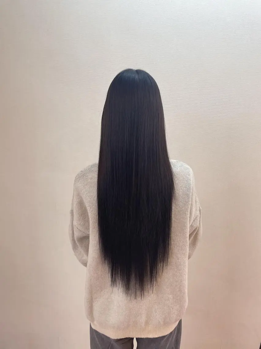 ロング エクステ ロング カット ヘアカラー トリートメント エクステ IN∞hair/ インヘアー/下伊福店のヘアスタイル