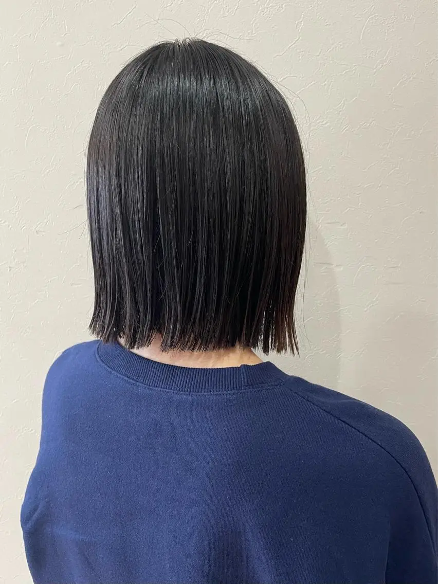 ショート カラー ボブ 伸ばしかけ Freez狭間 裕美のヘアスタイル