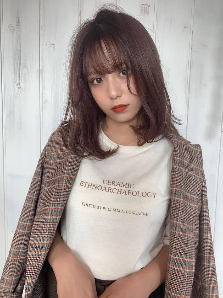 ミディアム リーフ あんなのヘアスタイル