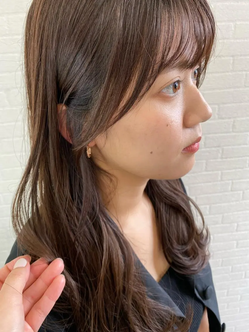セミロング カラー @grace *HOSHIのヘアスタイル