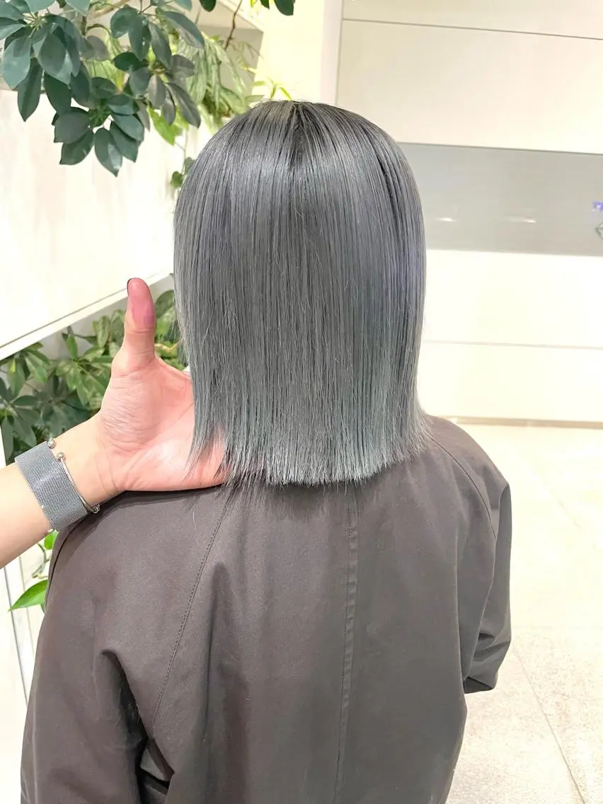 ショート ヘアカラー トリートメント 東北No.1完全個室 💐梶谷社長のヘアスタイル