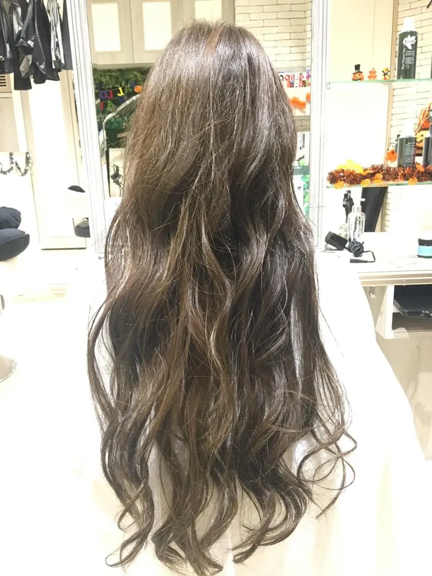 ロング カラー イルミナカラー 似合う髪型見つけます AYAKAのヘアスタイル