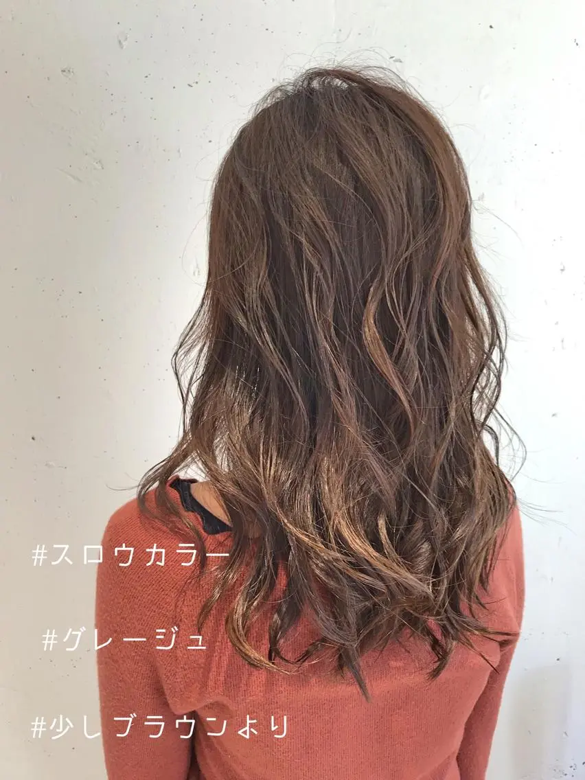 セミロング 韓国ヘア 山本勝志のヘアスタイル