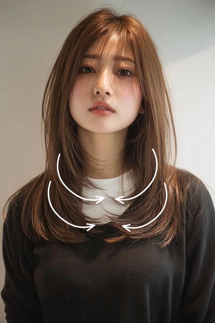 ミディアム カラー 🌿 中谷 陸 🌿 /レイヤーカットのヘアスタイル