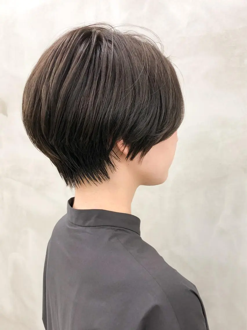 ショート カラー ショートヘア ショート・ボブ 徳竹淳一のヘアスタイル
