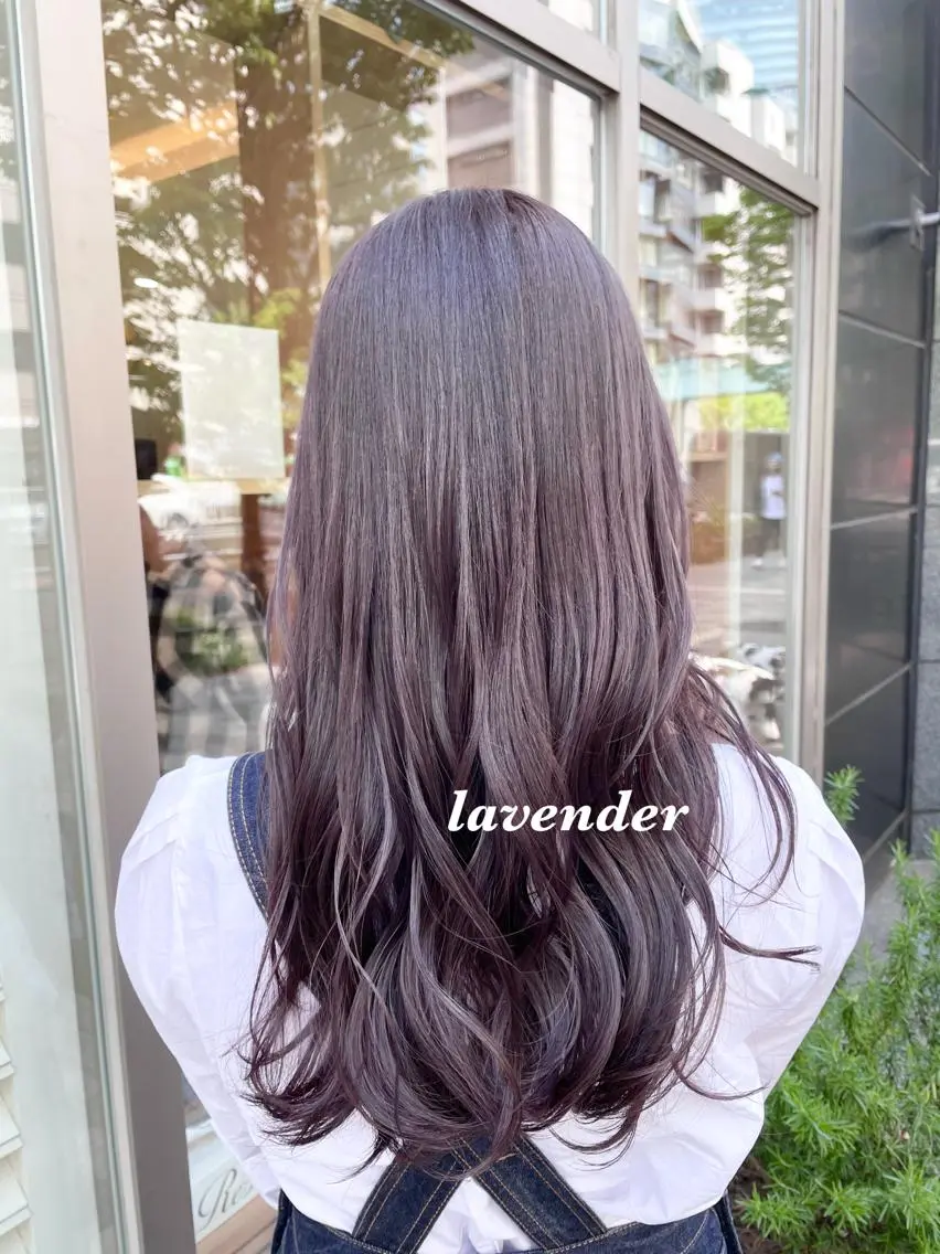 カラー 透明感カラー ラベンダーカラー ヘアアレンジ 🌿あがりれいなのその他イメージ