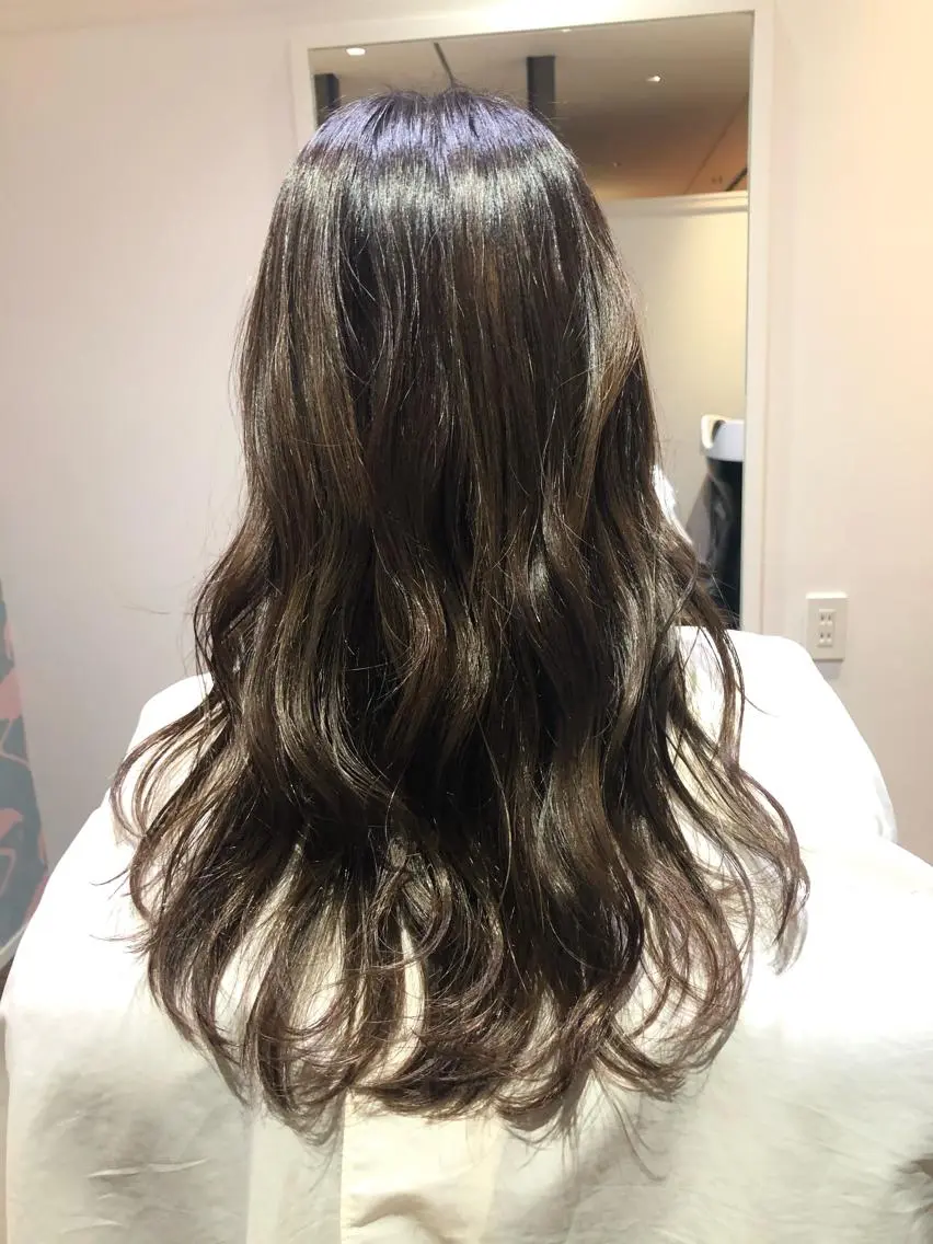 ロング コトネ🫧 韓国風レイヤーカットのヘアスタイル