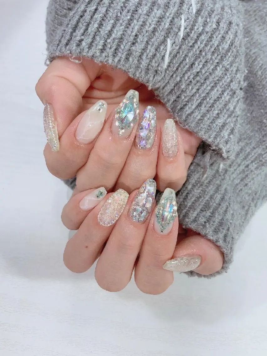 ネイル ハンドネイル ･:*+.✳︎˚✧₊ MAKI NAILのネイルデザイン