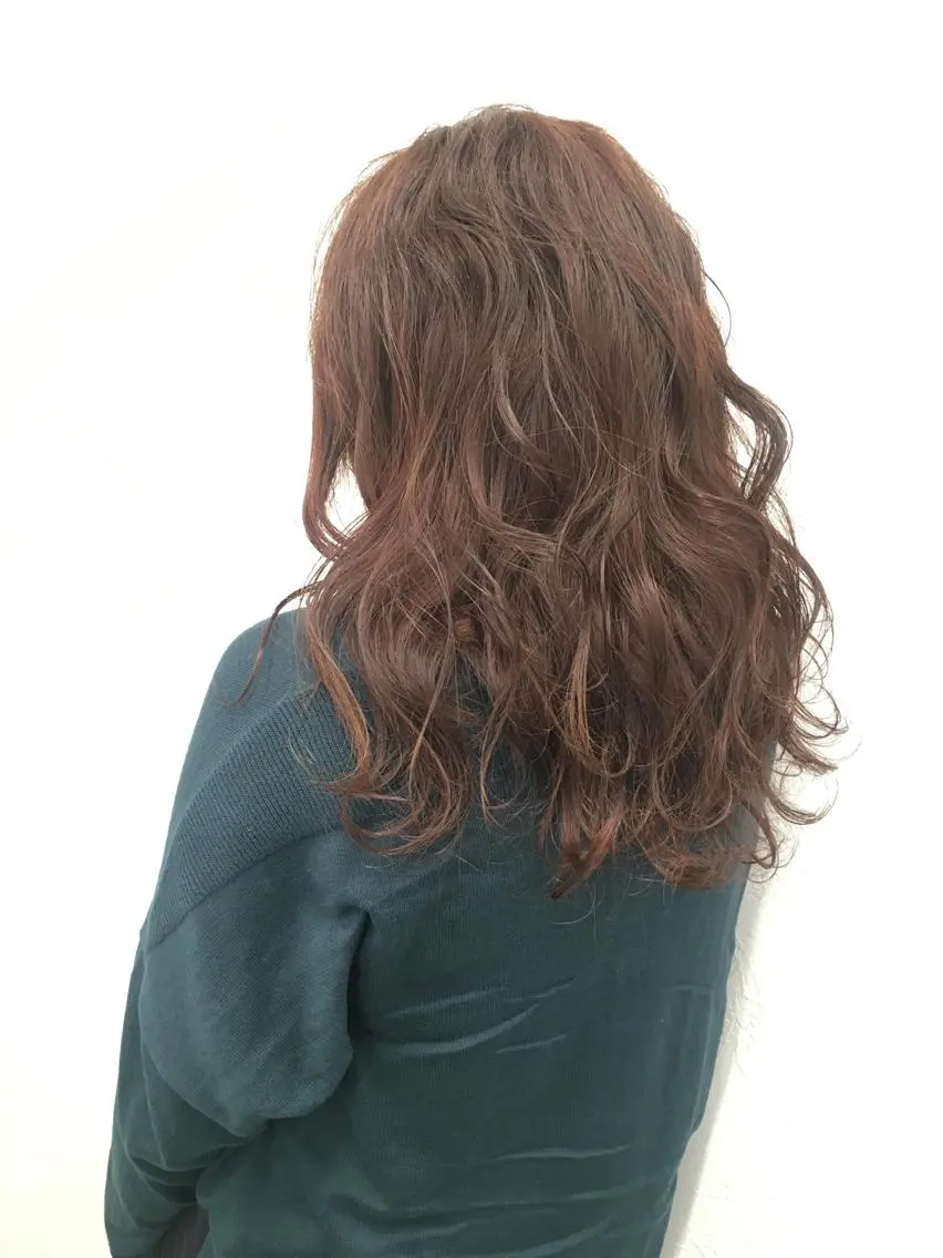 カラー ブラウンカラー レッドカラー ヘアカラー 🤍2nd🤍田所 美希のヘアスタイル