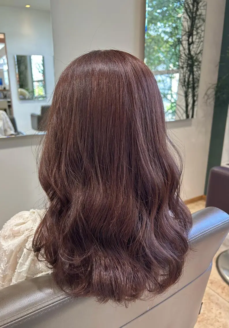 カラー ガレリアエレガンテ緑 杉浦のヘアスタイル