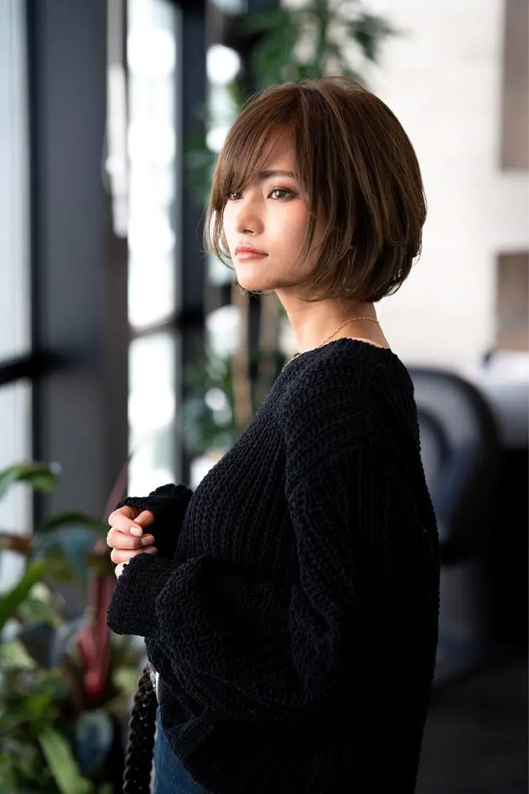 ショート カラー カット ヘアカラー トリートメント 🉐レイヤー/塩見 弘樹🉐渋谷のヘアスタイル