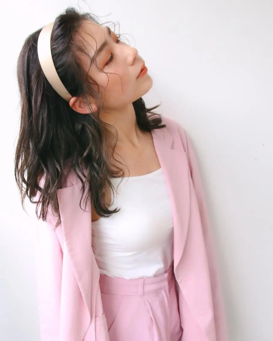 ミディアム カラー カット トリートメント 中屋恵美⁑透明感 カラー⁑ナチュラルのヘアスタイル