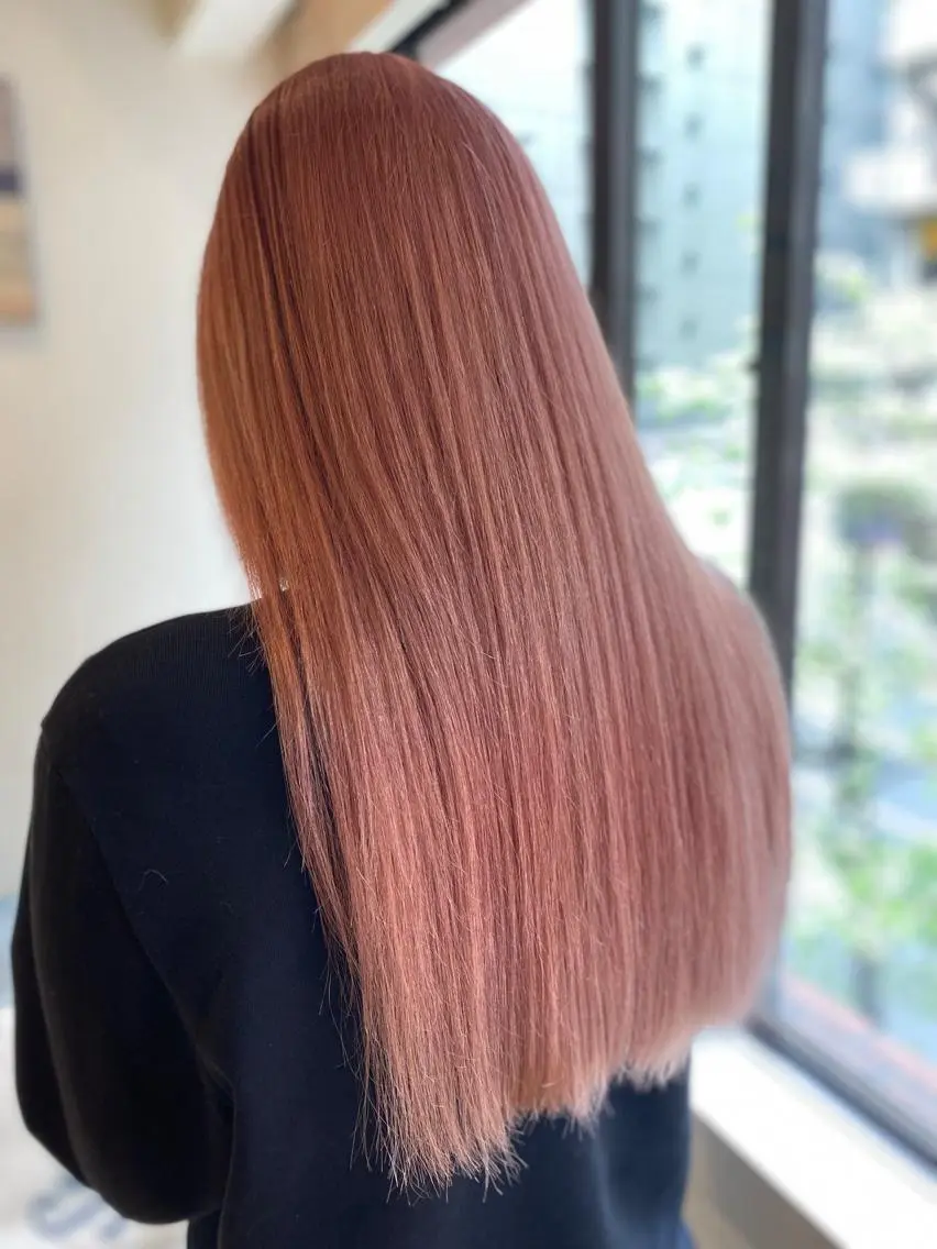 ロング カラー ブリーチ ヘアカラー kawabe maikoのヘアスタイル