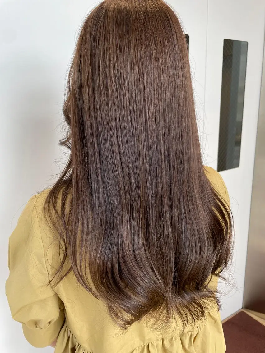 セミロング カラー ヘアカラー トリートメント 美髪形成!色素改善! 秋田 和輝のヘアスタイル