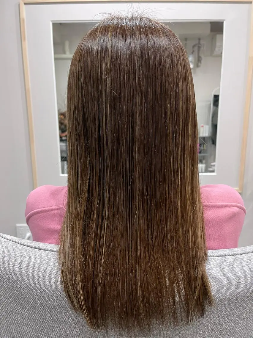 ロング カラー liL hair サトウリョウタのヘアスタイル