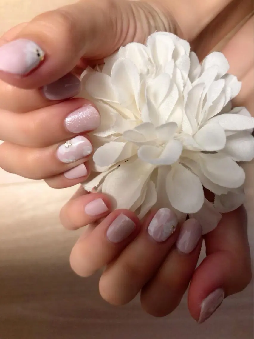 ネイル フラワーネイル プライベートサロン jewel nailのネイルデザイン