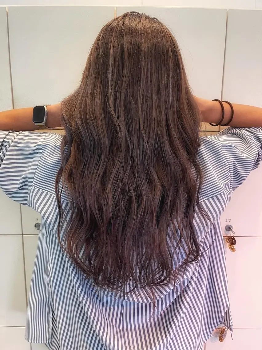 ロング カラー バレイヤージュ ハイライトカラー ハイライト レイヤーカット カット ヘアカラー メンズスタイル /メンズパーマ/須藤のヘアスタイル