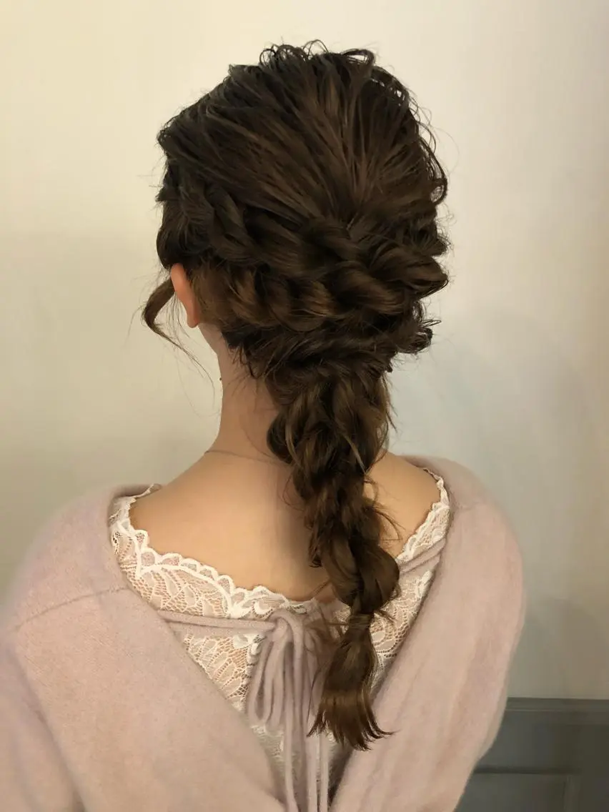 ロング ヘアアレンジ レイヤーカット✂️ 横浜No1♡下鳥翔子のヘアスタイル