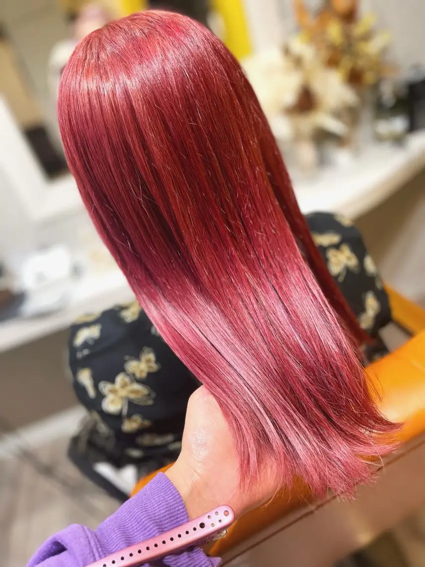ロング カラー ブリーチ ヘアカラー YAP！HAIR トコツメアヤノのヘアスタイル