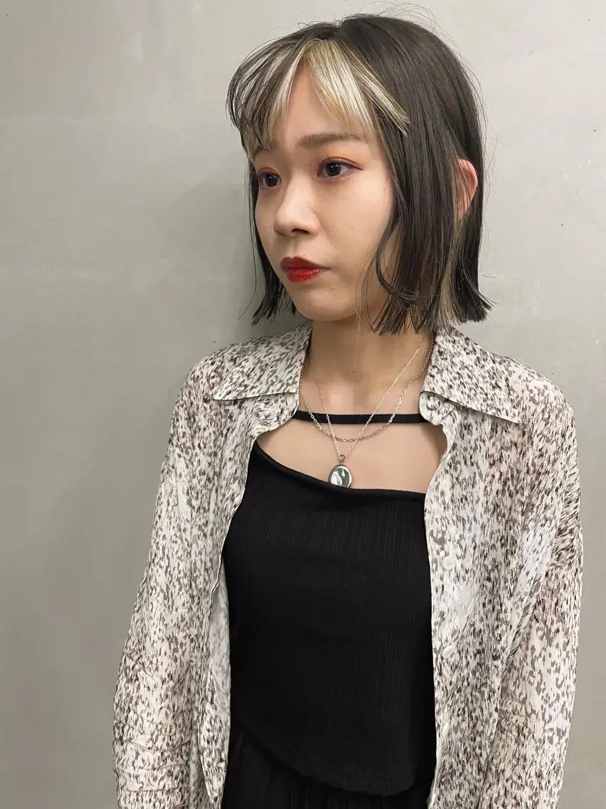 ショート カラー インナーカラー カット ヘアカラー トリートメント センスをお届けします 大谷将生infpのヘアスタイル