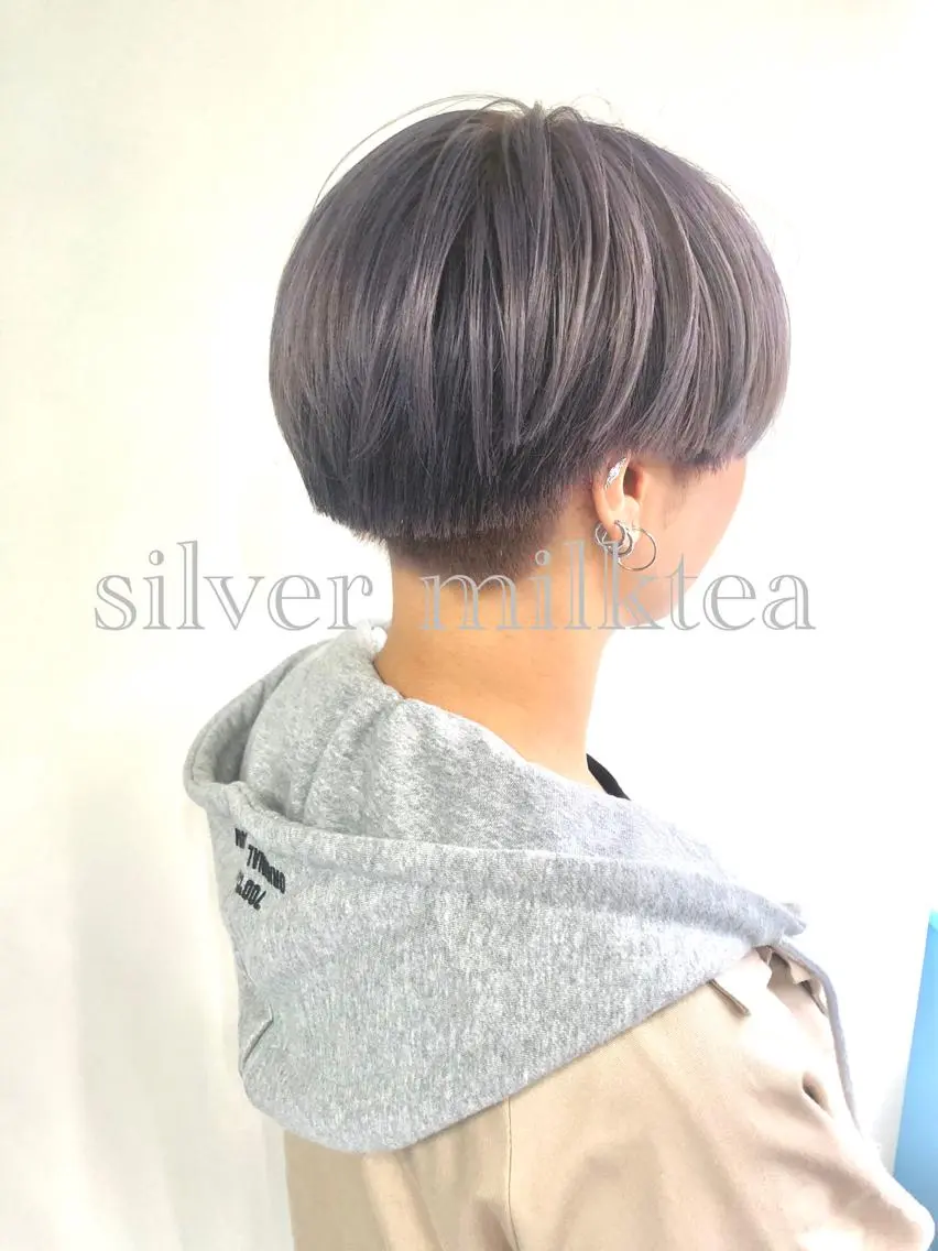 ショート カラー カット トリートメント _WHITE高槻店 yusukeのヘアスタイル