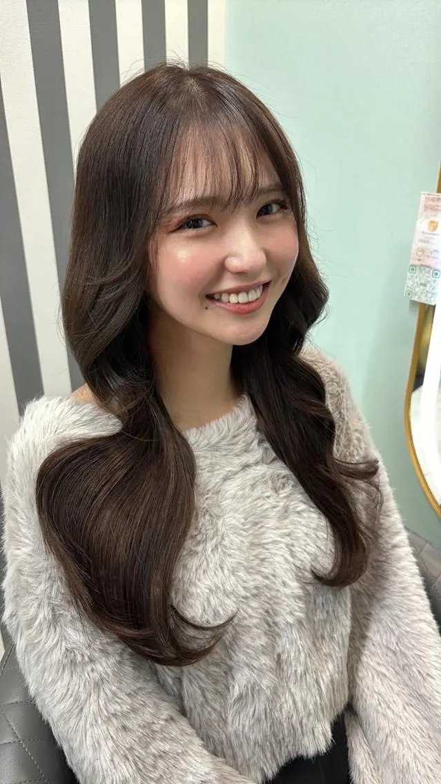 ロング カラー Reflet 新宿/プルエクステのヘアスタイル