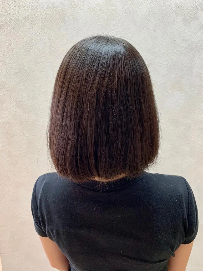 ショート パーマ 縮毛矯正 加藤 産休につき8月末までのヘアスタイル