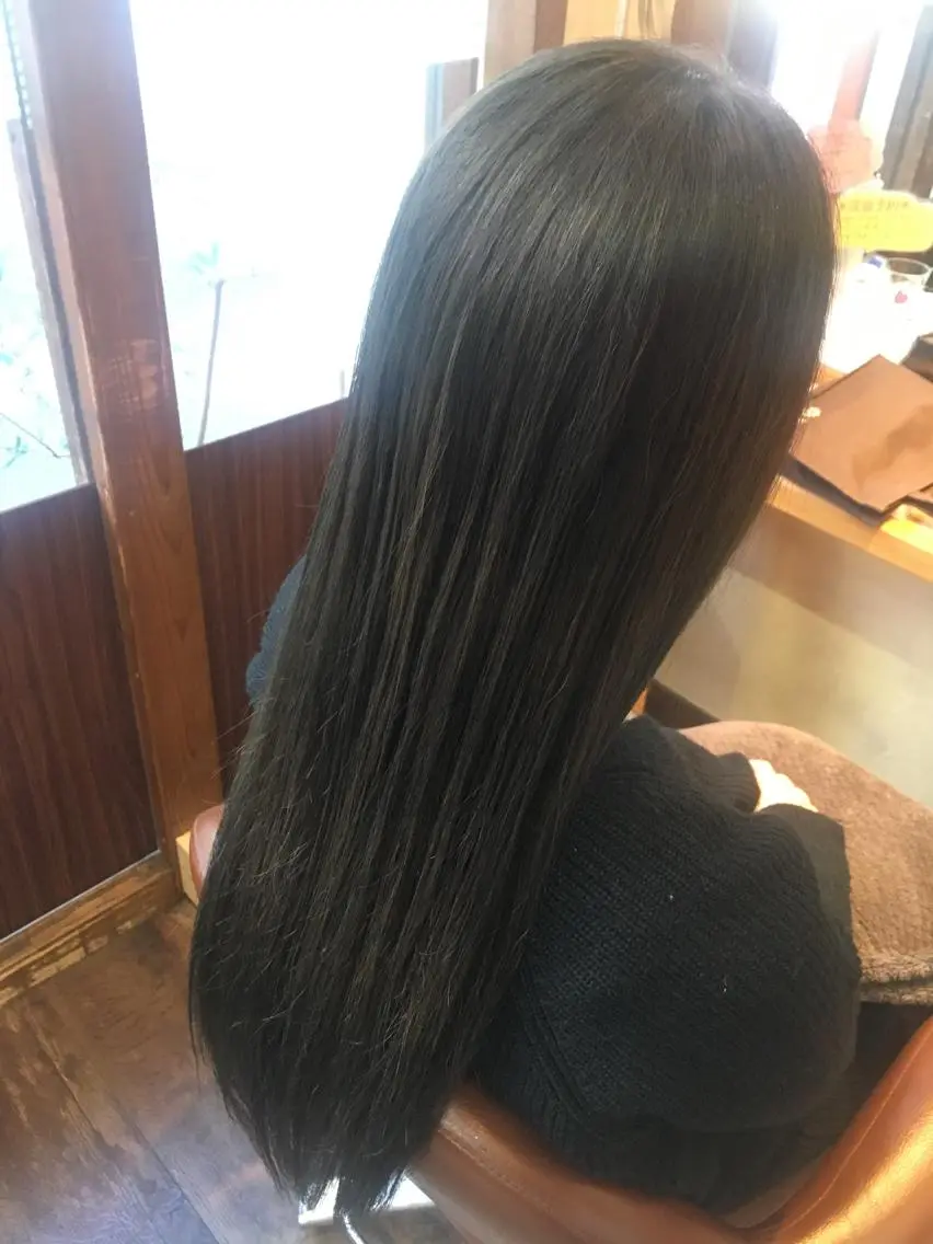 ロング カラー グレージュ ✨🌿大人可愛い愛さ れhair🌿✨松本のヘアスタイル