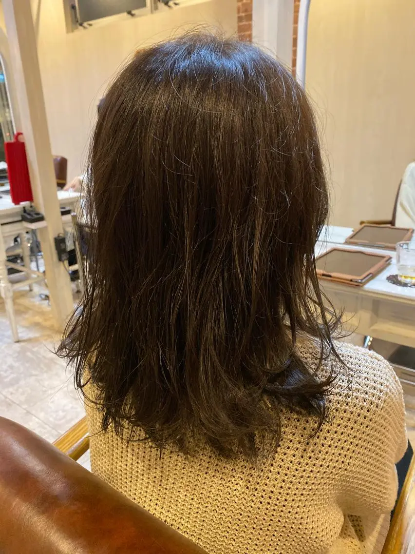 セミロング ⭐️ショート⭐️美髪 矯正⭐️水口陸のヘアスタイル