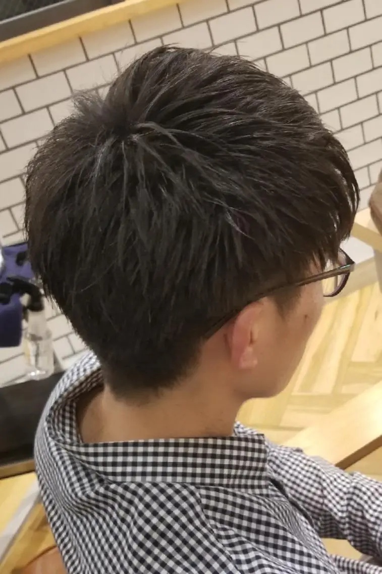 メンズ ばんの かすみのヘアスタイル