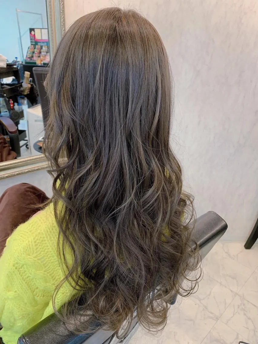 ロング カラー カット ヘアカラー トリートメント ☆毎月先着15名まで ☆シバタユートのヘアスタイル