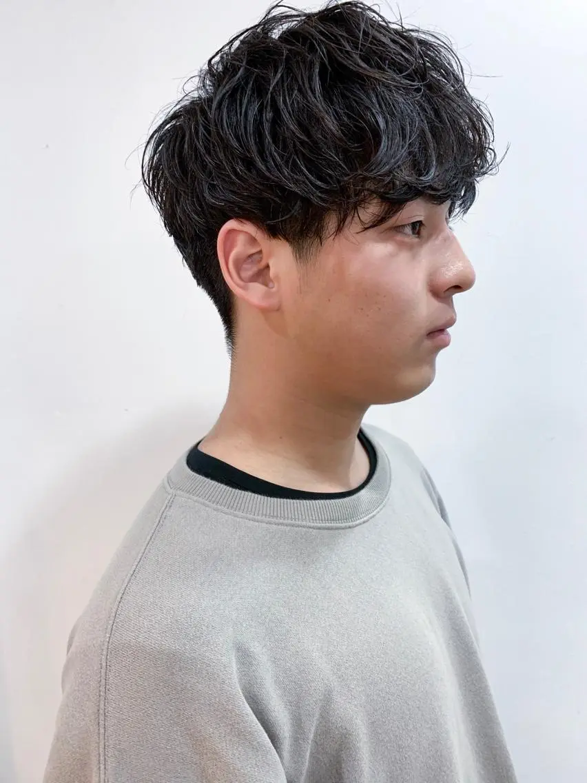 ショート パーマ ヘアアレンジ メンズ メンズスタイル ly本厚木のヘアスタイル