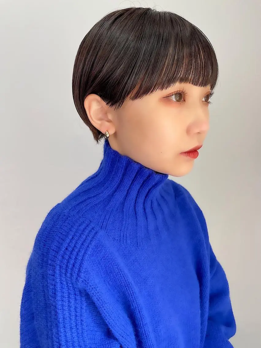 ショート 丸みショート ボブ 髪質改善 ショートヘア ボブ特化✨ 松本竜之介のヘアスタイル
