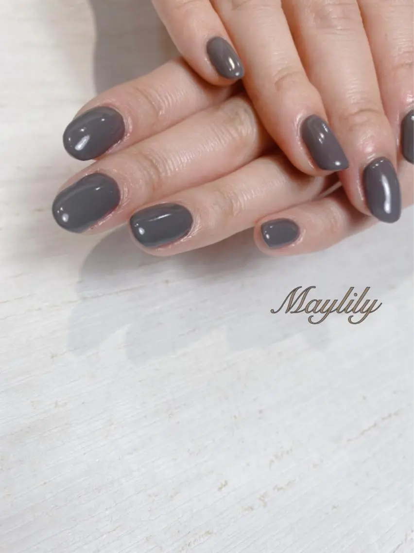 ネイル ワンカラーネイル Nail salon Maylilyのネイルデザイン