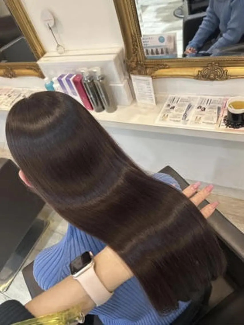 ロング カラー 🦄🫧透明感 絹髪特化🫧🍓のヘアスタイル