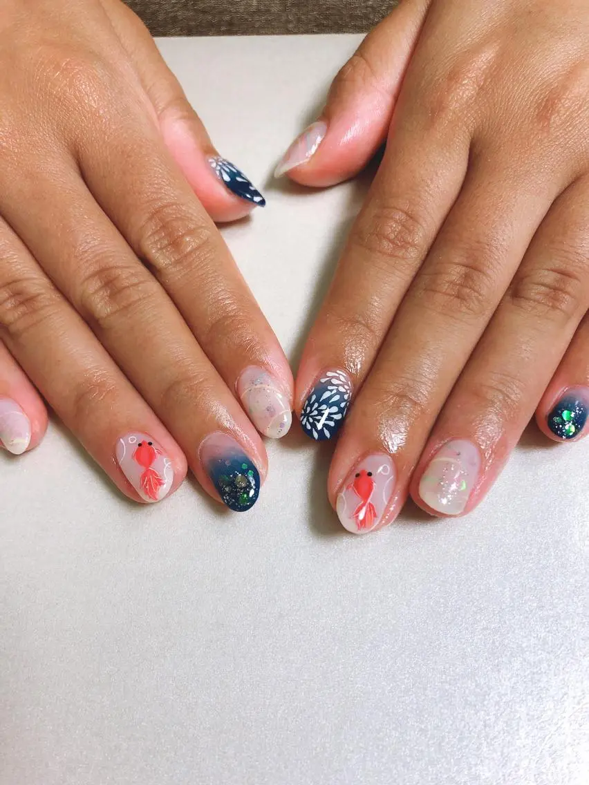 ネイル kiki nail &brow二子玉川のネイルデザイン