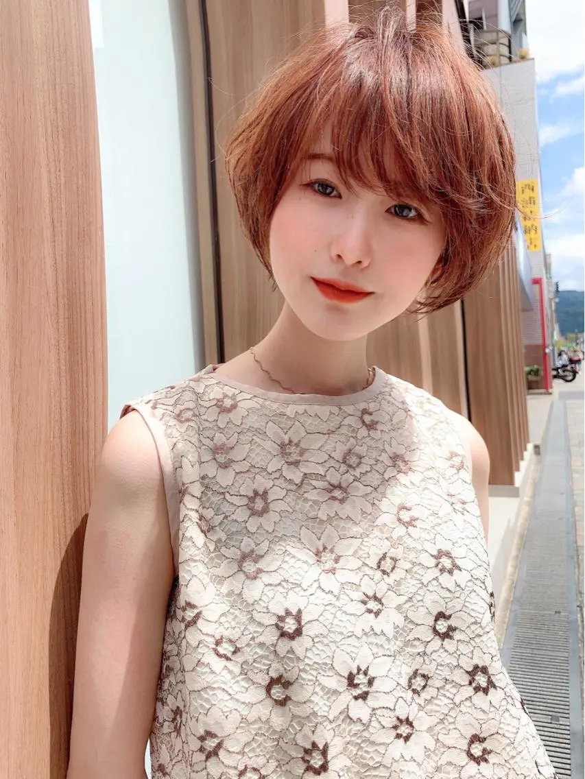 ショート カット ヘアカラー ✨関西No1✨ 春木淳也のヘアスタイル