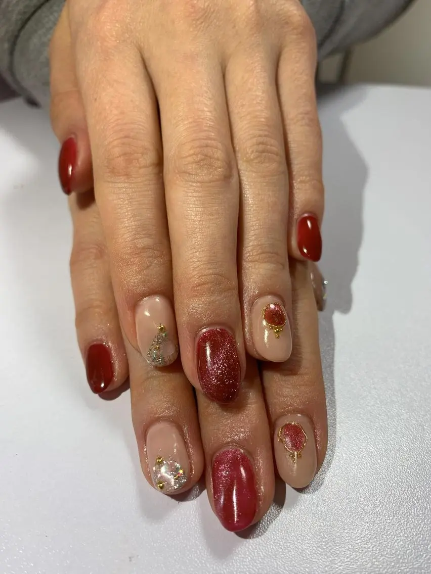 ネイル アートネイル 持ち込み 上村 未来のネイルデザイン