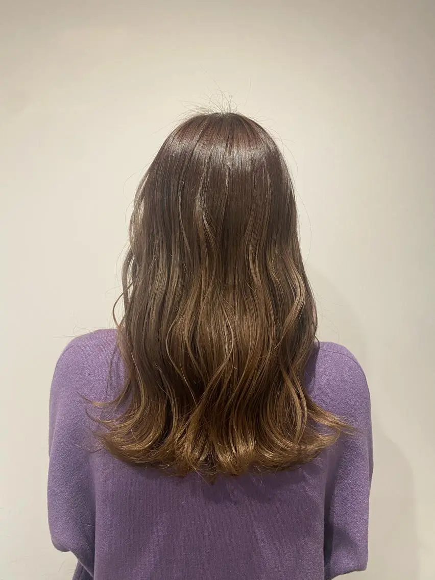 セミロング 後藤 美咲のヘアスタイル