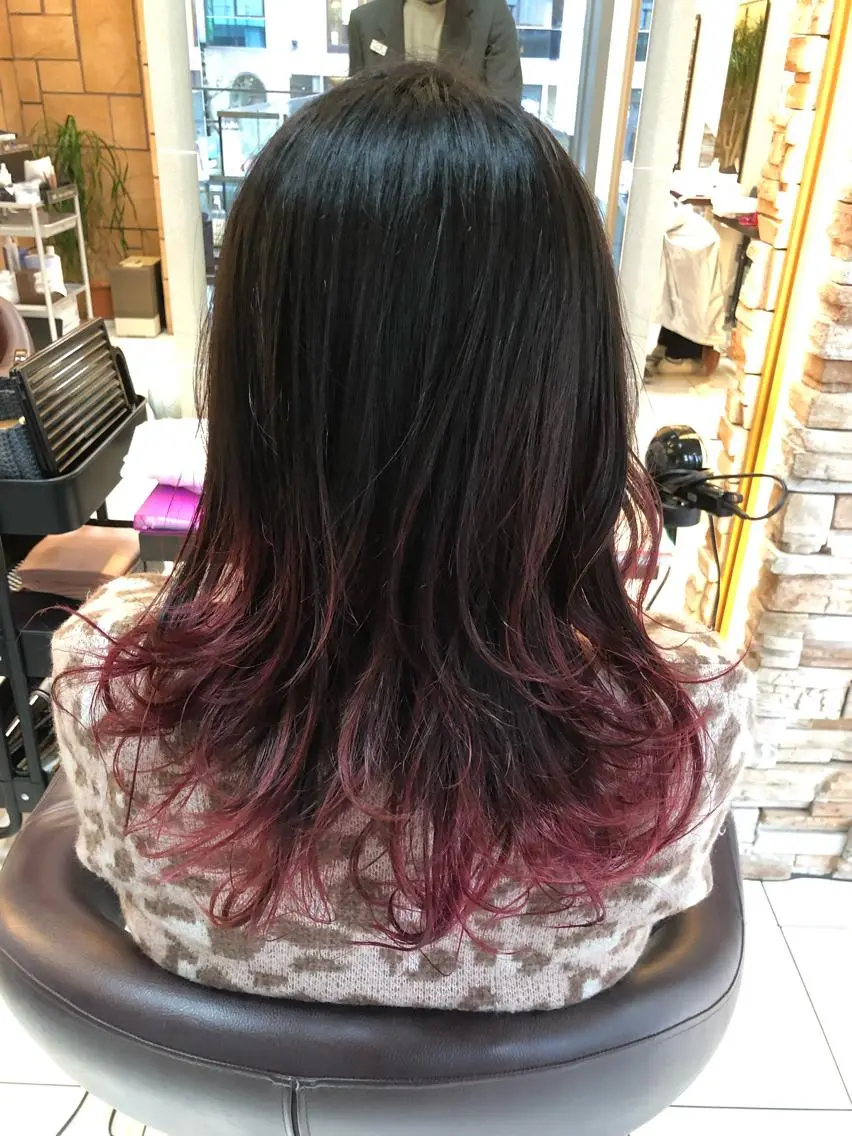 セミロング カラー 野々山 直貴のヘアスタイル