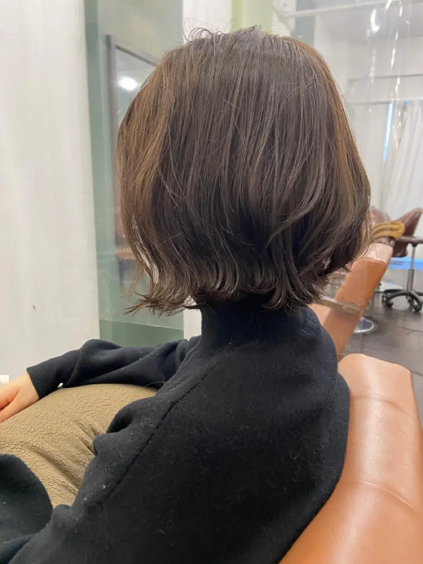 ショート カラー くびれヘア ショートヘア 久木原 ゆりのヘアスタイル