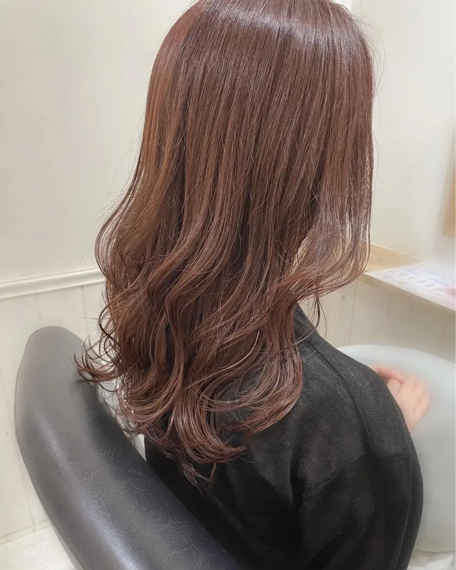 ロング カラー ヘアカラー トリートメント 空きあり💛 miho  大国町のヘアスタイル